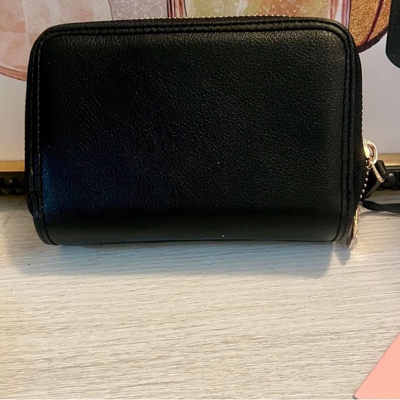 Juicy Couture Black Wallet with Gold Bow Accent - Picture 3 of 6